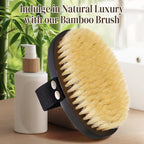 Dry Brushing Body Brush for Lymphatic Drainage, Azymi Shower Bath Brush 100% - Image 6