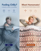 Homemate Electric Heated Blanket Full Size - Image 3