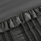 WONGS BEDDING King Size Comforter, Dark Grey Boho Comforter Set King, Shabby - Image 8