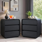 Black Night Stand Set of 2 - Image 9