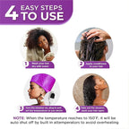 Hair Steamer for Deep Conditioning w/10-level Heats Up Quickly, Heating Cap for - Image 7