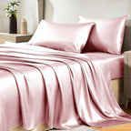 CozyLux Satin Sheets Twin Sheet Set by CozyLux