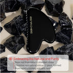 Rena Chris Gua Sha Facial Tools, Obsidian Guasha Tool - Image 2