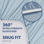 Cathay Home Full Fitted Sheet - Image 4