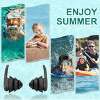 Kids Swimming Ear Plugs, 3 Pairs Waterproof Reusable Silicone Child Swim - Image 6