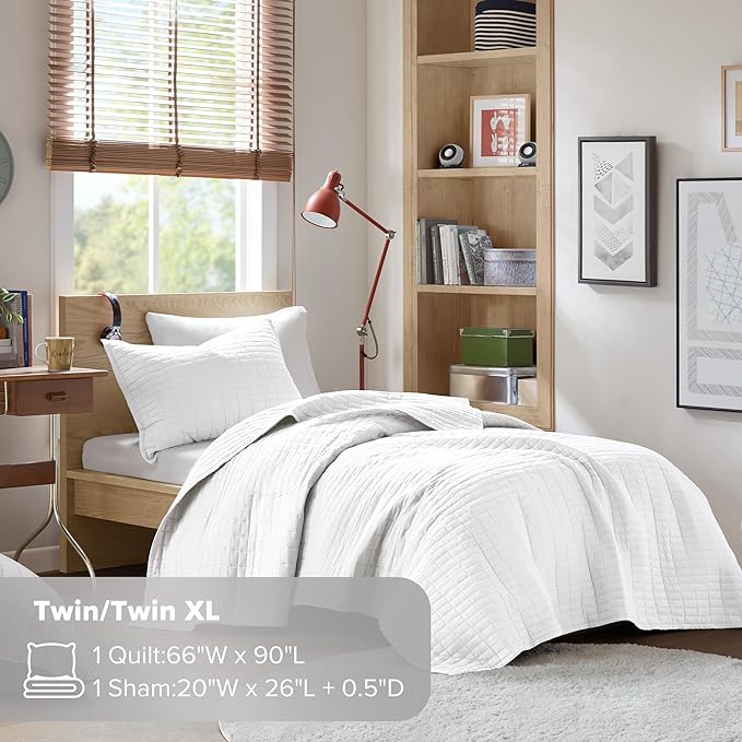 Comfort Spaces Kienna Quilt Set- Double Sided Stitching Design Summer Blanket - Image 7