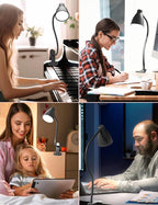 BOHON Desk Lamp 5 Color Modes 10 Brightness Dimmer Reading Light 10W 38 LED - Image 6