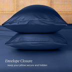 Bare Home 100% Rayon Made from Bamboo Luxury King Size Set of 2 Cooling - Image 3