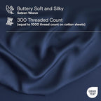 DOZ Sheet Set, 100% Viscose derived from Bamboo, Organically Grown, Buttery Soft - Image 3