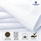 GLAMBURG Ultra Soft 8-Piece Towel Set - Image 2
