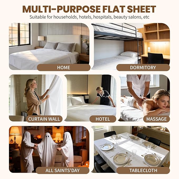 HBHLFZ Twin XL Flat Sheet - Image 6