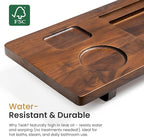 Luxury Teak Bathtub Tray for Freestanding Bath - Image 4