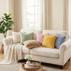 Pallene Faux Fur Plush Throw Pillow Covers 20x20 Set of 2, Luxury Soft Fluffy - Image 6