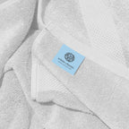 White Classic Luxury Bath Towels Set of 4 Large - Image 5