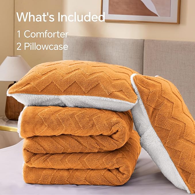BEDELITE Fluffy King Size Comforter Set - Image 8