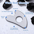 rosenice Gua Sha Facial Tool for Face Skincare Stainless Steel Gua Sha Board - Image 2