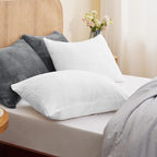 BEDELITE Flannel King Size Pillow Cases Set of 2, Super Soft Fleece Pillowcases - Image 2