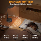 15W LED Desk Lamp with USB Charging Ports – Dimmable Table Lamp with 3 Color - Image 5