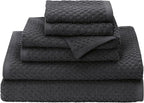 COTTON CRAFT Waffle 6 Piece Towel Set by COTTONCRAFT
