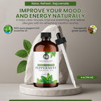 NaturoBliss Peppermint Essential Oil, 100% Pure and Natural Therapeutic Grade - Image 4