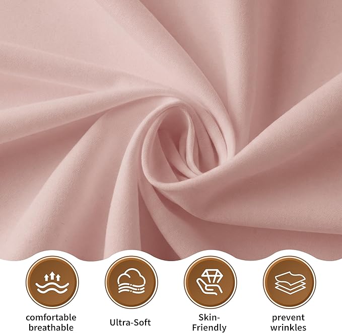 HBHLFZ Twin Flat Sheets Only 2 Pack - Image 5