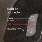 HoMedics Heating Pad, Duel Intensity Vibrating Heated Neck & Shoulder Massage - Image 6