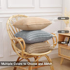 Pallene Faux Fur Plush Throw Pillow Covers 22x22 Set of 2, Luxury Soft Fluffy - Image 8