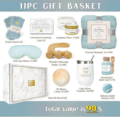 AHAGIFTREE Birthday Gifts for Women Self Care Gifts Get Well Soon Gifts Baskets - Image 2