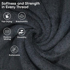 Ariv Premium Jumbo Bath Towels Pack of 2, Beach Towel, Extra-Large Bath Sheets - Image 6