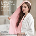 ROLSHOL 2 Pack Microfiber Hair Towel Wrap - Image 3