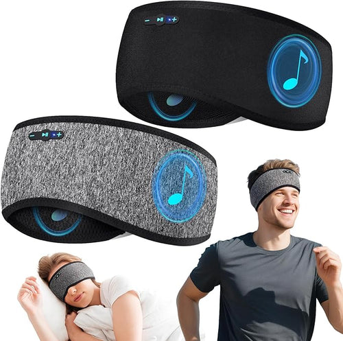 2 Pack Sleep Headphones Bluetooth 6.0 Headband, 20Hr Headband Headphones by Veeniitosr