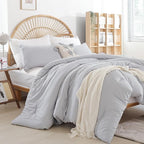 weigelia Grey Queen Comforter Sets - Image 4