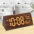 DreamSky Wooden Digital Alarm Clock - Image 7