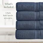 Springtree Home Luxury Viscose from Bamboo Bath Towel Set of 4 | 35% Viscose - Image 2