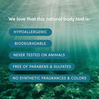 LATHER - Natural Sea Wool Sponge, 4-5" - Organic Exfoliating Body Scrubber - - Image 6