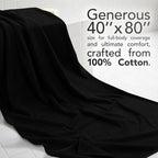 American Soft Linen 100% Cotton 600 GSM Turkish 40x80 Oversized Bath Towel Sheet - Image 2