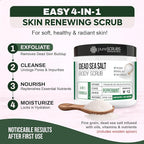 pureSCRUBS Premium Body Scrub for Strawberry Legs, Keratosis Pilaris & Ingrown - Image 3