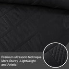 Exclusivo Mezcla Quilt Set Oversized King Size, 3 Pieces Black Cal King Quilt - Image 4