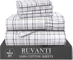 RUVANTI 6 Pcs Cotton Sheets by Ruvanti