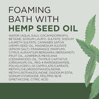 Dr Teal's Foaming Bath with Pure Epsom Salt, Cannabis Sativa Hemp Seed Oil - Image 7