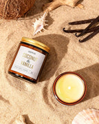 AOOVOO Coconut Vanilla Candles - 18 oz Scented Candles - Image 2