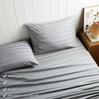 Cotton Flat Sheets Only, 600 TC 100% Cotton Flat Sheet Top Sheet Only, Twin - Image 2