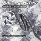 Gray Hand Towels Set 2 Pack-16“x31” Ultra Soft Microfibers Bathroom Towel Set - Image 3