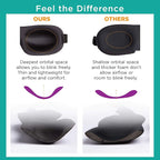 Bucky Ultralight Comfortable Contoured Travel and Sleep Eye Mask, Do Not Disturb - Image 3