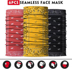 Venswell Neck Gaiter Face Mask Men Women, Seamless Bandana Rave Face Cover - Image 5