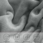BEDELITE Flannel Sheets Full Size Grey - Image 5
