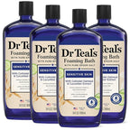 Dr Teal's Foaming Bath with Pure Epsom Salt, Sensitive Skin with Colloidal by DrTeals