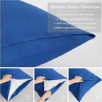 NTBAY King Pillow Cases Set of 2, 2 Pack Brushed Microfiber 20x36 Pillow Cases - Image 4