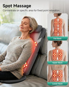 Snailax Gifts for Men Women Chair Back Massager for Full Back Pain Relief Deep - Image 8