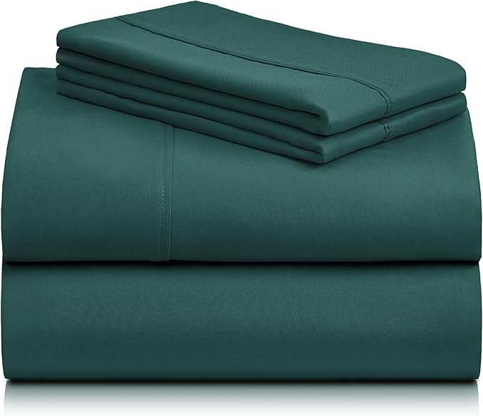 LuxClub 4 PC Full Sheet Set, Breathable Luxury Bed Sheets, Deep Pockets 18" - Image 8